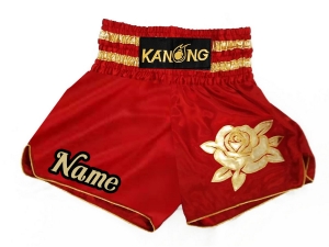 Kanong Women Boxing Trunks : KNSWO-403-Red